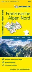 Michelin Karte Franz&ouml;sische Alpen Nord. Is&egrave;re, Savoie