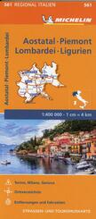 Aostatal, Piemont, Lombardei, Ligurien