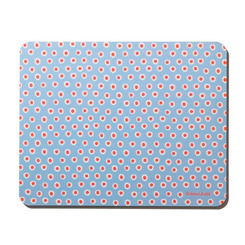 XL Sparpaket: krima & isa Mousepad - Tupfer Blau (110 St&uuml;ck)