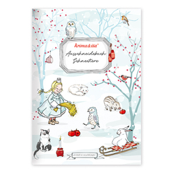 krima & isa Ausschneidebuch DIN A4 - Schneetiere