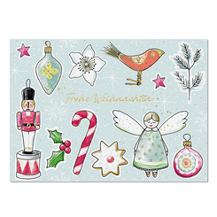 krima & isa Postkarte - Weihnachtsliebelei