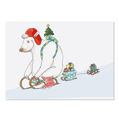 krima & isa Postkarte - Weihnachtsb&auml;r