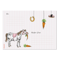 Sparpaket: krima & isa Paketaufkleber - Pony (5 P&auml;ckchen)