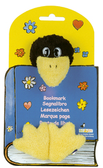 Lesezeichen Pl&uuml;schtier - Rabe