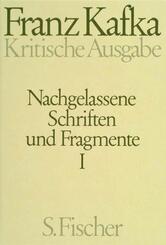 Nachgelassene Schriften und Fragmente, Kritische Ausgabe, 2 Bde..Tl.1