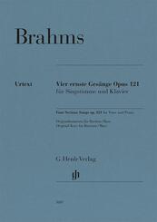 Johannes Brahms - Vier ernste Ges&auml;nge op. 121 f&uuml;r Singstimme und Klavier