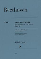 Ludwig van Beethoven - An die ferne Geliebte op. 98 f&uuml;r Singstimme und Klavier
