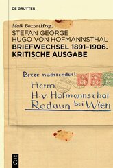 Briefwechsel 1891-1906. Kritische Ausgabe