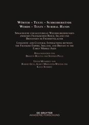 Althochdeutsches W&ouml;rterbuch, # Beiband. W&ouml;rter - Texte - Schreiberh&auml;nde / Words - Texts - Scribal Hands.