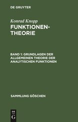 Grundlagen der allgemeinen Theorie der analytischen Funktionen