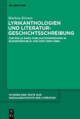 Lyrikanthologien und Literaturgeschichtsschreibung