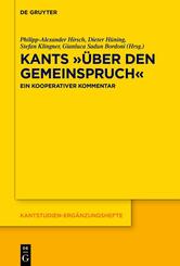 Kants &raquo;&Uuml;ber den Gemeinspruch&laquo;