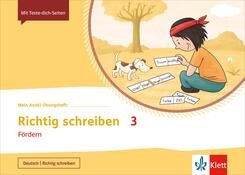 Richtig schreiben 3. F&ouml;rdern, m. 1 Beilage