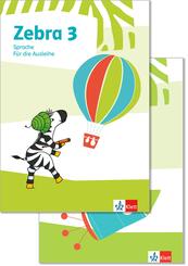 Zebra 3, Heft Lesen/Schreiben und Heft Sprache f&uuml;r die Ausleihe Klasse 3, 2 Bde.