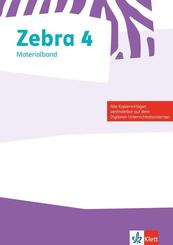Zebra 4. Materialband zum Verbrauchsmaterial und zur Ausleihvariante Klasse 4