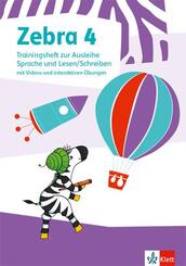 Zebra 4. Trainingsheft zum Nachkauf mit digitalen Medien Klasse 4