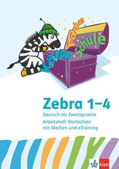 Zebra 1-4. Deutsch als Zweitsprache, m. 1 Beilage
