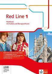 Red Line. Ausgabe ab 2014 - 5. Klasse, Workbook mit Audio-CD und CD-ROM.Bd.1