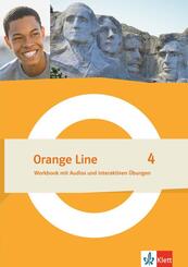 Orange Line 4. Workbook mit Audios und interaktiven &Uuml;bungen Klasse 8