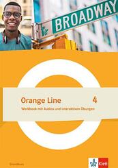 Orange Line 4 Grundkurs. Workbook mit Audios und interaktiven &Uuml;bungen Klasse 8