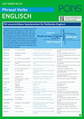PONS Phrasal Verbs auf einen Blick Englisch