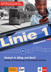 Linie 1 A1. Testheft mit Audio-CD. Ausgabe f&uuml;r &Ouml;sterreich