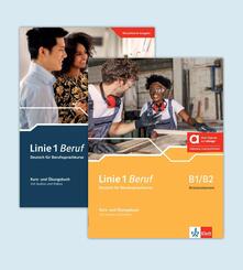 Linie 1 Beruf B1/B2 Br&uuml;ckenelement und B2 - Hybride Ausgabe allango, m. 1 Beilage
