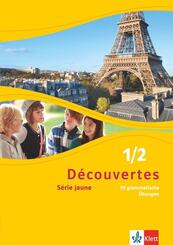 D&eacute;couvertes. S&eacute;rie jaune (ab Klasse 6). Ausgabe ab 2012 - 99 grammatische &Uuml;bungen.Bd.1/2