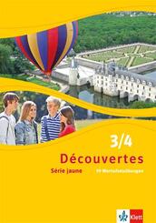 D&eacute;couvertes. S&eacute;rie jaune (ab Klasse 6). Ausgabe ab 2012 - 99 Wortschatz&uuml;bungen Klassen 8/9.Bd.3/4