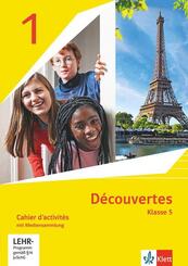 D&eacute;couvertes. Ausgabe ab 2020 - Cahier d'activit&eacute;s 1 speziell f&uuml;r die Klasse 5 mit Mediensammlung 1. Lernjahr.Bd.1