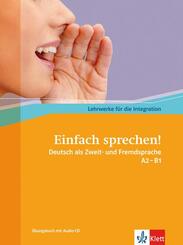 Einfach sprechen! A2-B1, &Uuml;bungsbuch m. Audio-CD