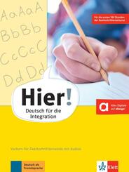 Hier! Vorkurs f&uuml;r Zweitschriftlernende mit Audios online