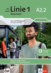 Die neue Linie 1 &Ouml;sterreich A2.2 - Hybride Ausgabe allango, m. 1 Beilage