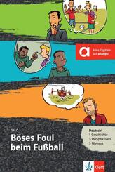 B&ouml;ses Foul beim Fu&szlig;ball