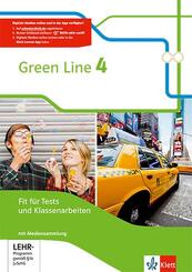 Green Line 4 - Fit f&uuml;r Tests und Klassenarbeiten mit L&ouml;sungsheft und CD-ROM Klasse 8