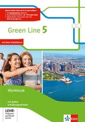 Green Line 5 - Workbook mit Audio-CD und &Uuml;bungssoftware Klasse 9