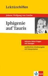 Klett Lekt&uuml;rehilfen Johann W. von Goethe, Iphigenie auf Tauris