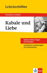 Klett Lekt&uuml;rehilfen Friedrich Schiller, Kabale und Liebe