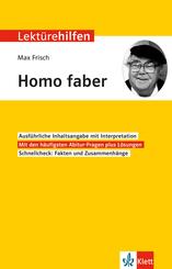 Klett Lekt&uuml;rehilfen Max Frisch, Homo faber