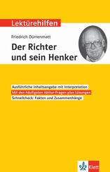 Klett Lekt&uuml;rehilfen Friedrich D&uuml;rrenmatt 'Der Richter und sein Henker'