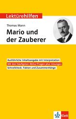 Klett Lekt&uuml;rehilfen Thomas Mann, Mario und der Zauberer