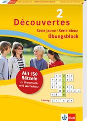 D&eacute;couvertes 2 jaune/bleue - &Uuml;bungsblock 2. Lernjahr