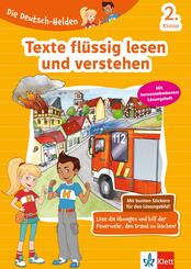 Klett Die Deutsch-Helden: Texte fl&uuml;ssig lesen und verstehen 2. Klasse