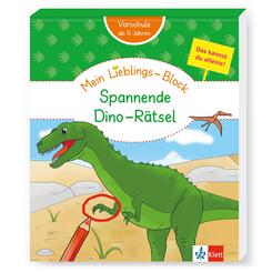 Klett Mein Lieblings-Block Spannende Dino-R&auml;tsel