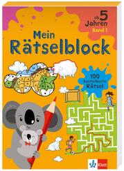 Klett Mein R&auml;tselblock ab 5 Jahren Band 1