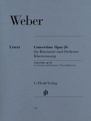 Carl Maria von Weber - Concertino op. 26 f&uuml;r Klarinette und Orchester
