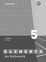 Elemente der Mathematik SI 5. L&ouml;sungen. Sachsen