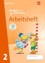 Denken und Rechnen 2. Arbeitsheft mit interaktiven &Uuml;bungen. F&uuml;r Grundschulen in den &ouml;stlichen Bundesl&auml;ndern