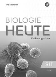 Biologie heute SII. Einf&uuml;hrungsphase: L&ouml;sungen. F&uuml;r Niedersachsen