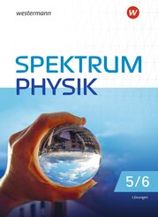 Spektrum Physik SI 5 / 6. L&ouml;sungen. F&uuml;r Niedersachsen